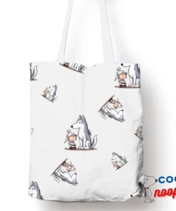 Unbelievable Snoopy Wolf Tote Bag 1