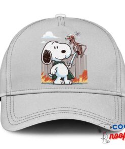 Unexpected Snoopy Attack On Titan Hat 3