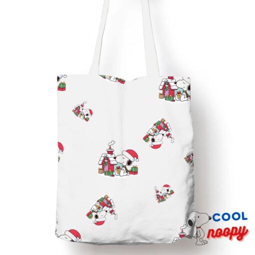 Unexpected Snoopy Christmas Tote Bag 1
