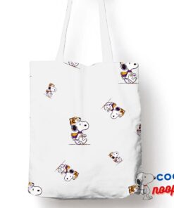 Unexpected Snoopy Lsu Tigers Logo Tote Bag 1