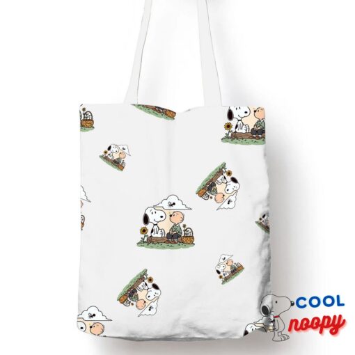 Unexpected Snoopy Mickey Mouse Tote Bag 1