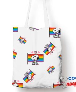 Unexpected Snoopy Pride Symbol Tote Bag 1