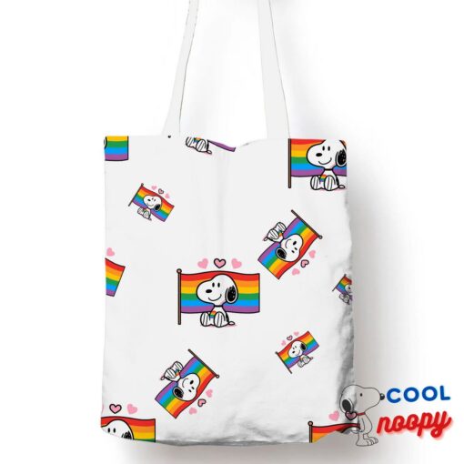 Unexpected Snoopy Pride Symbol Tote Bag 1