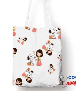Unexpected Snoopy Teacher Tote Bag 1