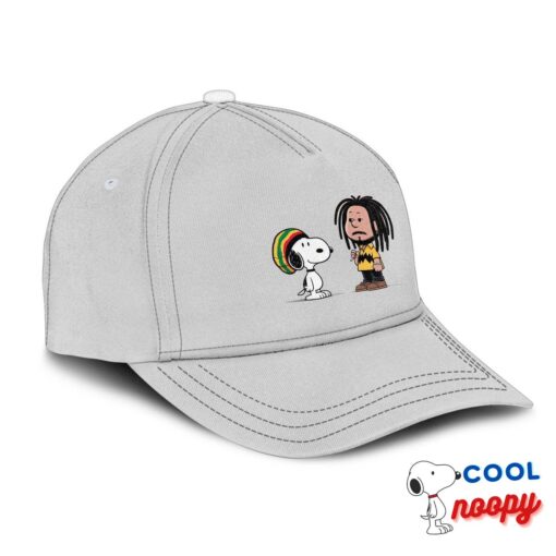 Unforgettable Snoopy Bob Marley Hat 2