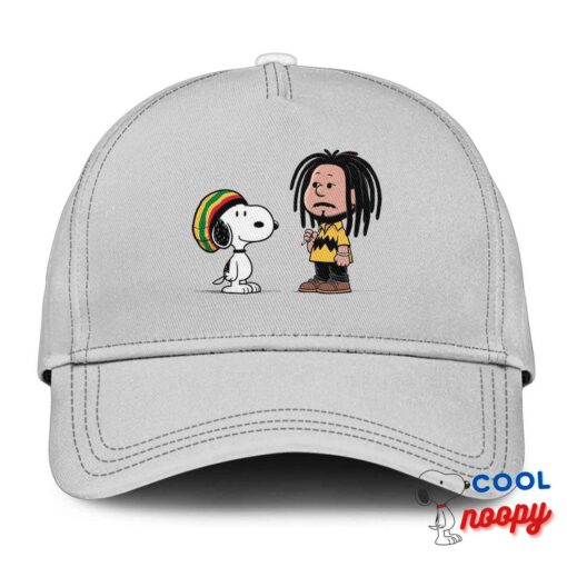 Unforgettable Snoopy Bob Marley Hat 3