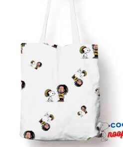 Unforgettable Snoopy Bob Marley Tote Bag 1