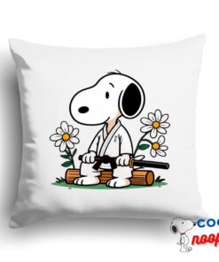 Unforgettable Snoopy Jujutsu Kaisen Square Pillow 1