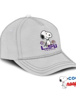 Unforgettable Snoopy Lsu Tigers Logo Hat 2