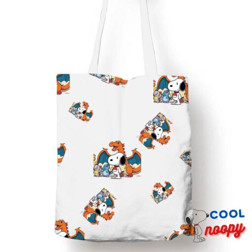 Unforgettable Snoopy Pokemon Tote Bag 1