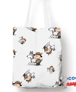 Unforgettable Snoopy Wolf Tote Bag 1