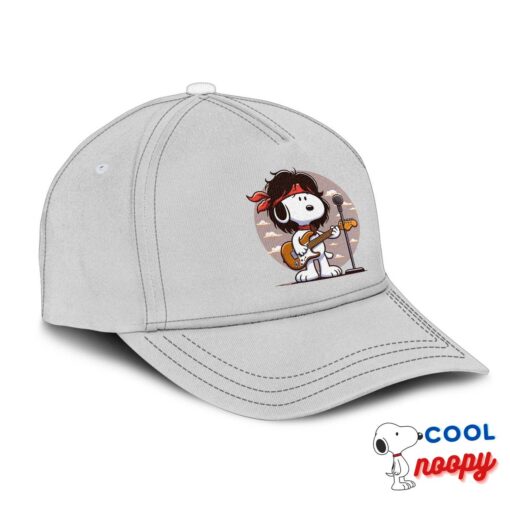 Unique Snoopy Aerosmith Rock Band Hat 2