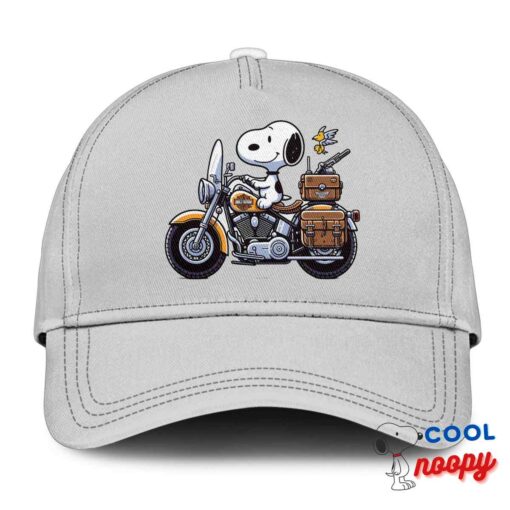 Unique Snoopy Harley Davidson Hat 3