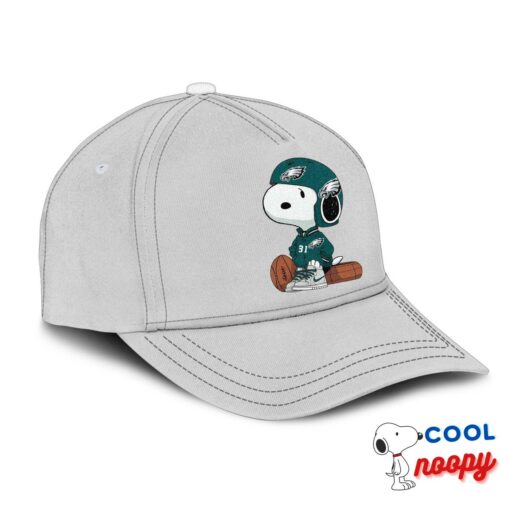 Unique Snoopy Philadelphia Eagles Logo Hat 2