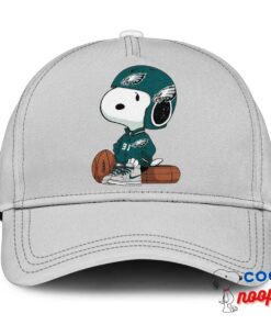 Unique Snoopy Philadelphia Eagles Logo Hat 3