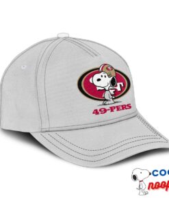 Unique Snoopy San Francisco 49ers Logo Hat 2