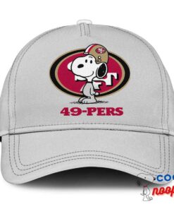 Unique Snoopy San Francisco 49ers Logo Hat 3