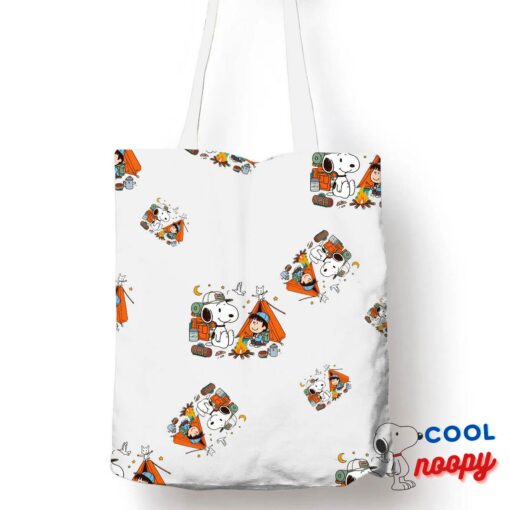 Useful Snoopy Camping Tote Bag 1