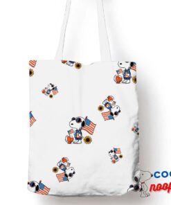 Useful Snoopy Patriotic Tote Bag 1