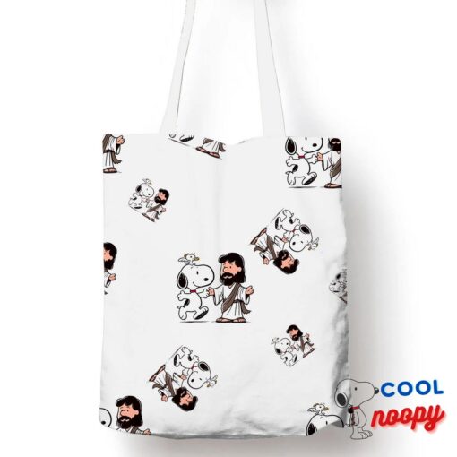 Wonderful Snoopy Jesus Tote Bag 1