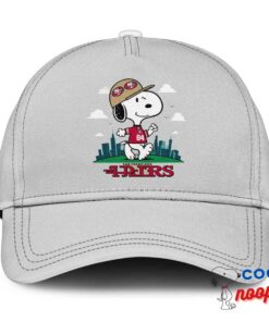 Wonderful Snoopy San Francisco 49ers Logo Hat 3