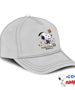 Wondrous Snoopy Barcelona Logo Hat 2