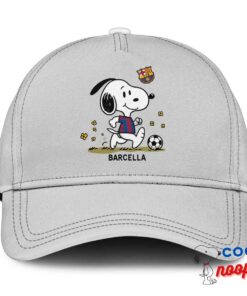 Wondrous Snoopy Barcelona Logo Hat 3