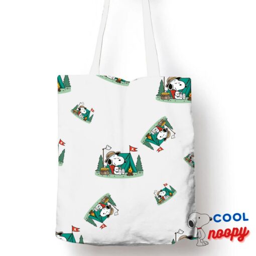 Wondrous Snoopy Camping Tote Bag 1