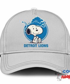 Wondrous Snoopy Detroit Lions Logo Hat 3