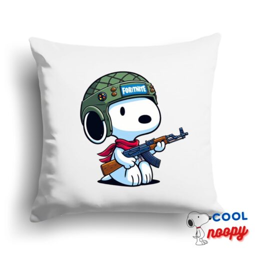 Wondrous Snoopy Fortnite Square Pillow 1
