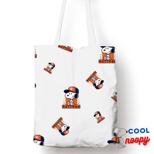 Wondrous Snoopy Houston Astros Logo Tote Bag 1