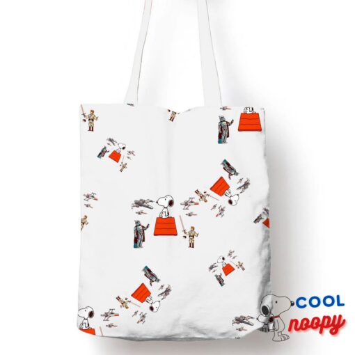 Wondrous Snoopy Star Wars Movie Tote Bag 1